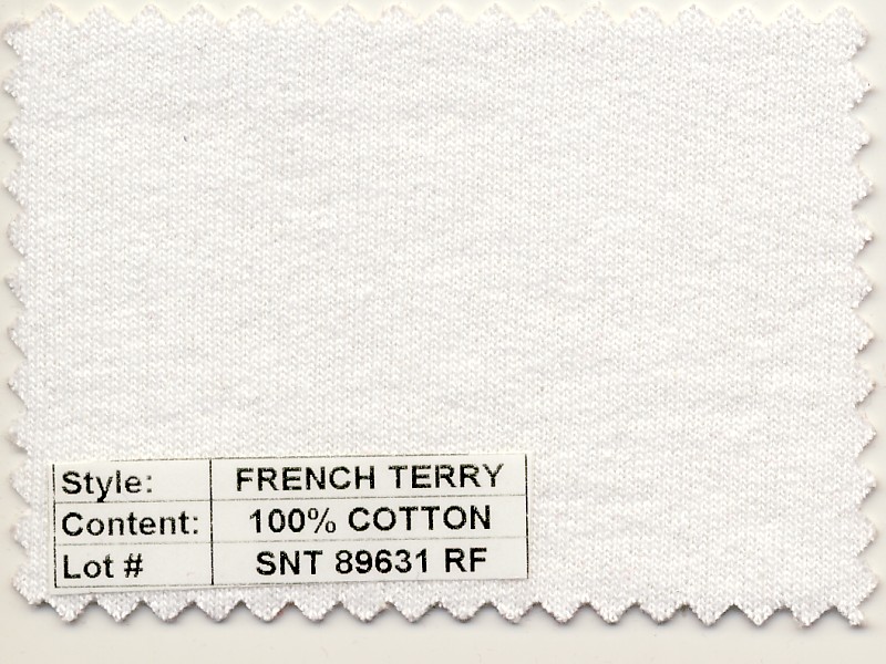 French Terry 100% Cotton 12 oz